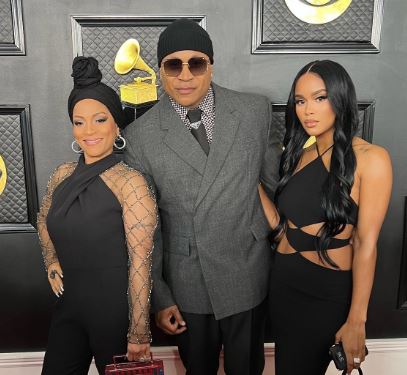 Samaria Leah Wisdom Smith with her parents LL Cool J and Simone Smith